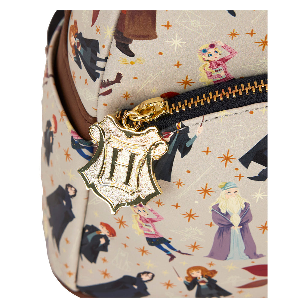 disney harry potter mini backpack Loungefly Harry Potter Hogwarts All-Over Print Mini Backpack – shopzimo