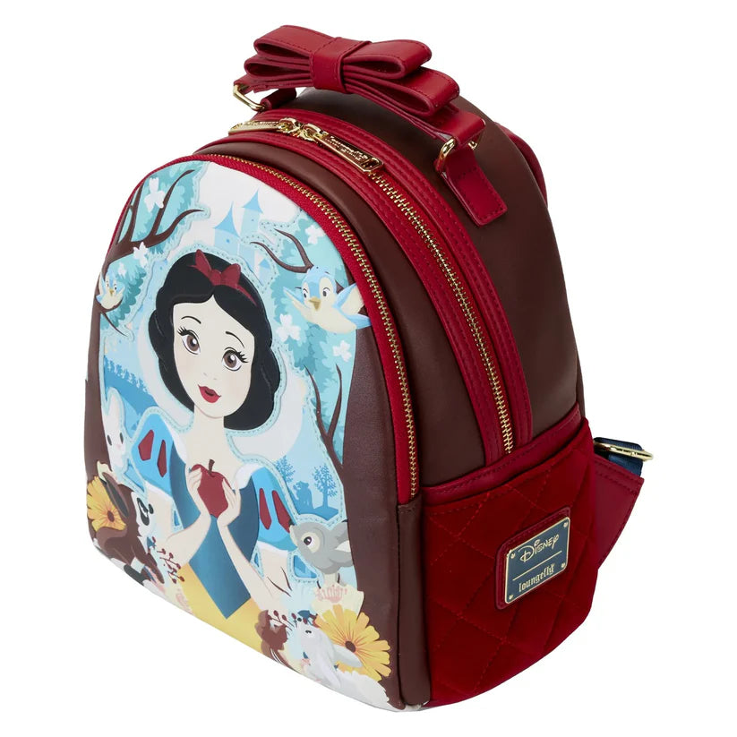 disney girl backpack mini snow white Loungefly Disney Snow White Classic Apple Mini Backpack – shopzimo