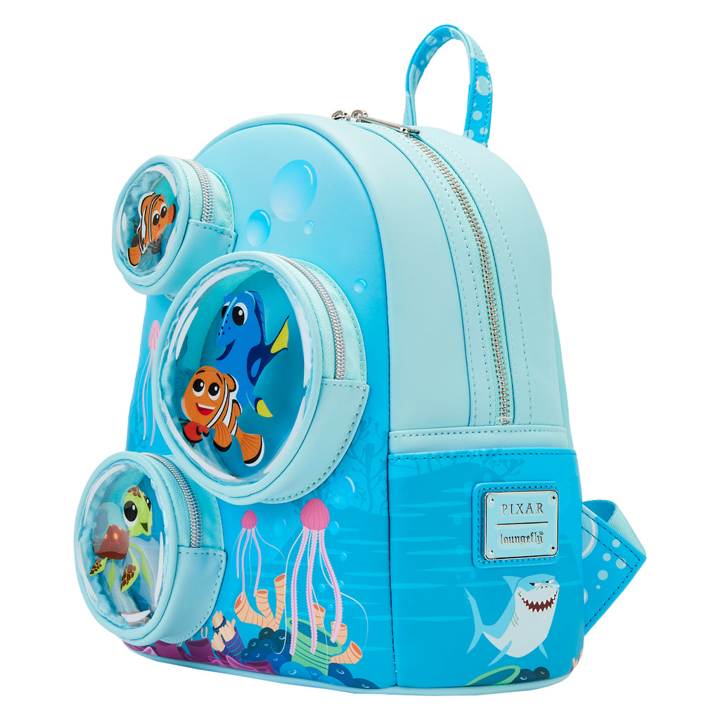 finding nemo loungefly mini backpack Loungefly Finding Nemo 20th Anniversary Bubble Pocket Mini Backpack – shopzimo