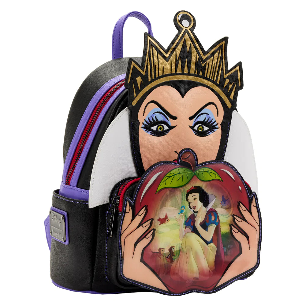 evil queen villains scenes mini backpack Loungefly Disney Villains Scenes Evil Queen Mini Backpack – shopzimo