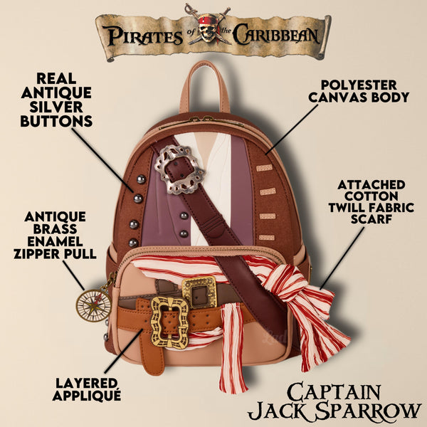 jake and the neverland pirates mini backpack 12 Inch Toddler Clothing, Shoes & Accessories Where be the treasure Loungefly Disney Pirates of the