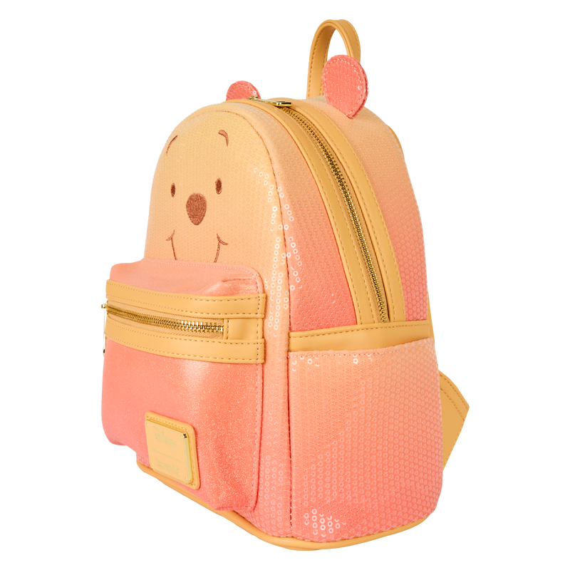 Loungefly Winnie the Pooh Cosplay Sequin & Glitter Mini Backpack