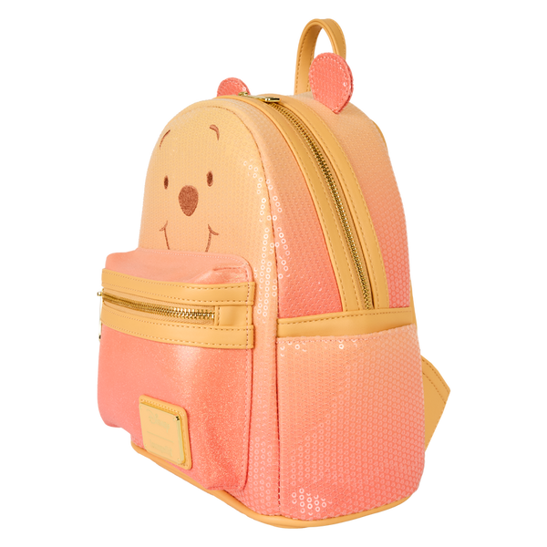 Loungefly Winnie the Pooh Cosplay Sequin & Glitter Mini Backpack