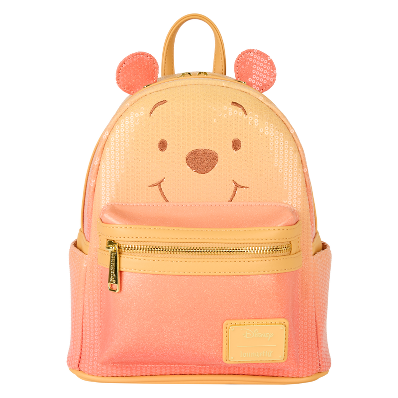 Loungefly Winnie the Pooh Cosplay Sequin & Glitter Mini Backpack