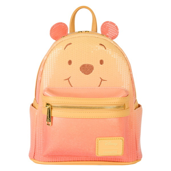 Loungefly Winnie the Pooh Cosplay Sequin & Glitter Mini Backpack