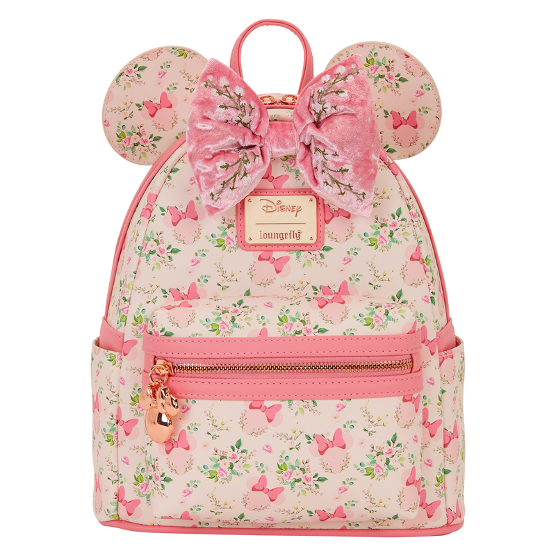 Loungefly Minnie Mouse Floral All-Over Print Mini Backpack