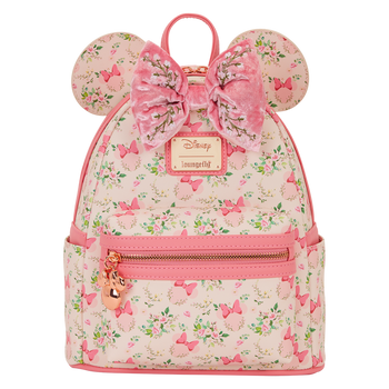 Loungefly Minnie Mouse Floral All-Over Print Mini Backpack