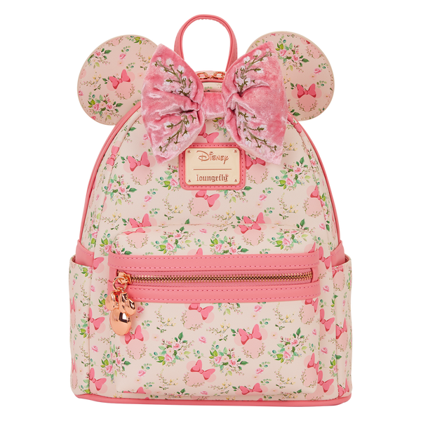 Loungefly Minnie Mouse Floral All-Over Print Mini Backpack