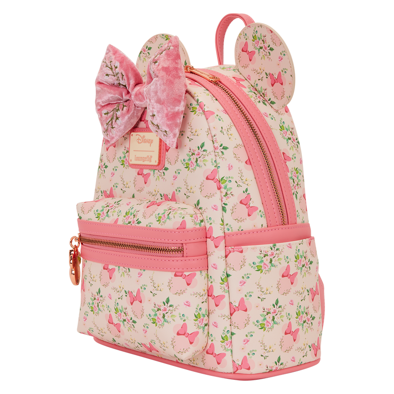 Loungefly Minnie Mouse Floral All-Over Print Mini Backpack
