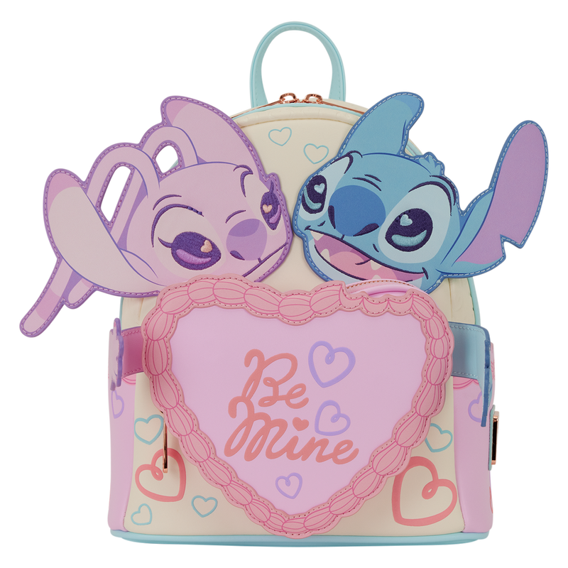 Loungefly Stitch & Angel Be Mine Mini Backpack