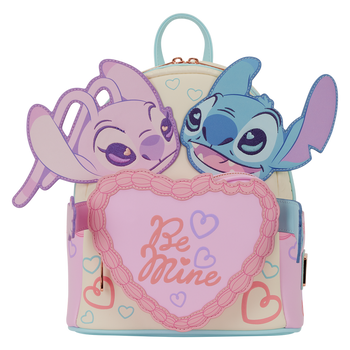 Loungefly Stitch & Angel Be Mine Mini Backpack