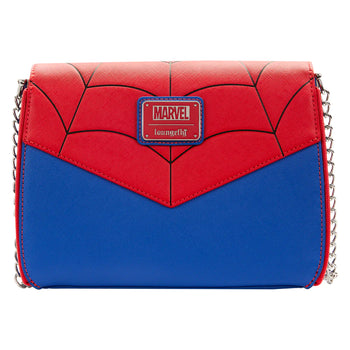 Loungefly Marvel Spider-Man Color Block Crossbody Bag