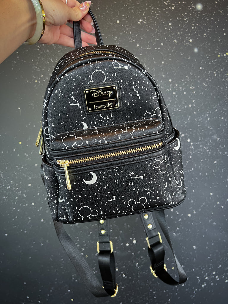 Loungefly Disney Mickey Constellation AOP Glow in the Dark Mini Backpack Exclusive!