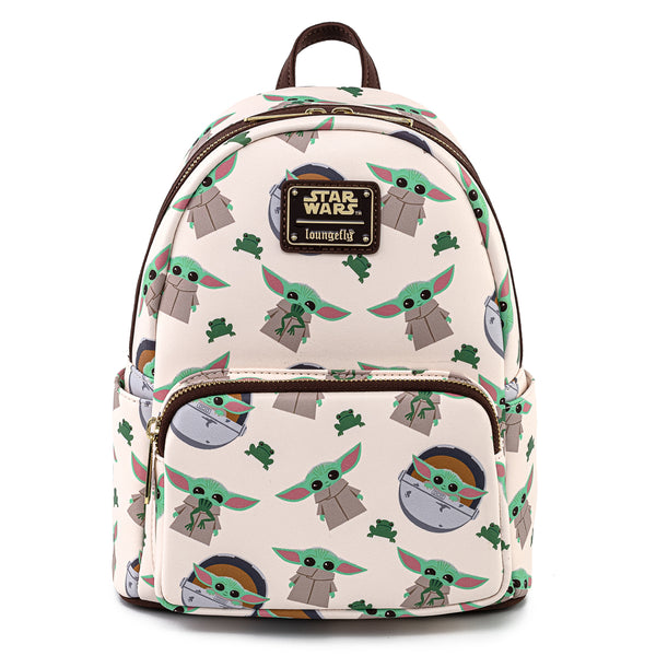 Loungefly Star Wars The Mandalorian Baby Yoda Grogu AOP Mini Backpack – shopzimo