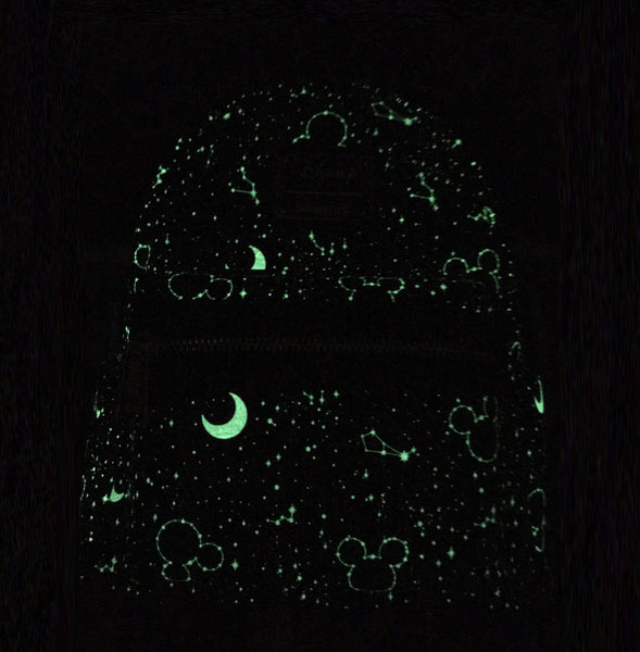black with green stars coach backpack drawn illustrations COACH F25869 Mini Charlie Backpack