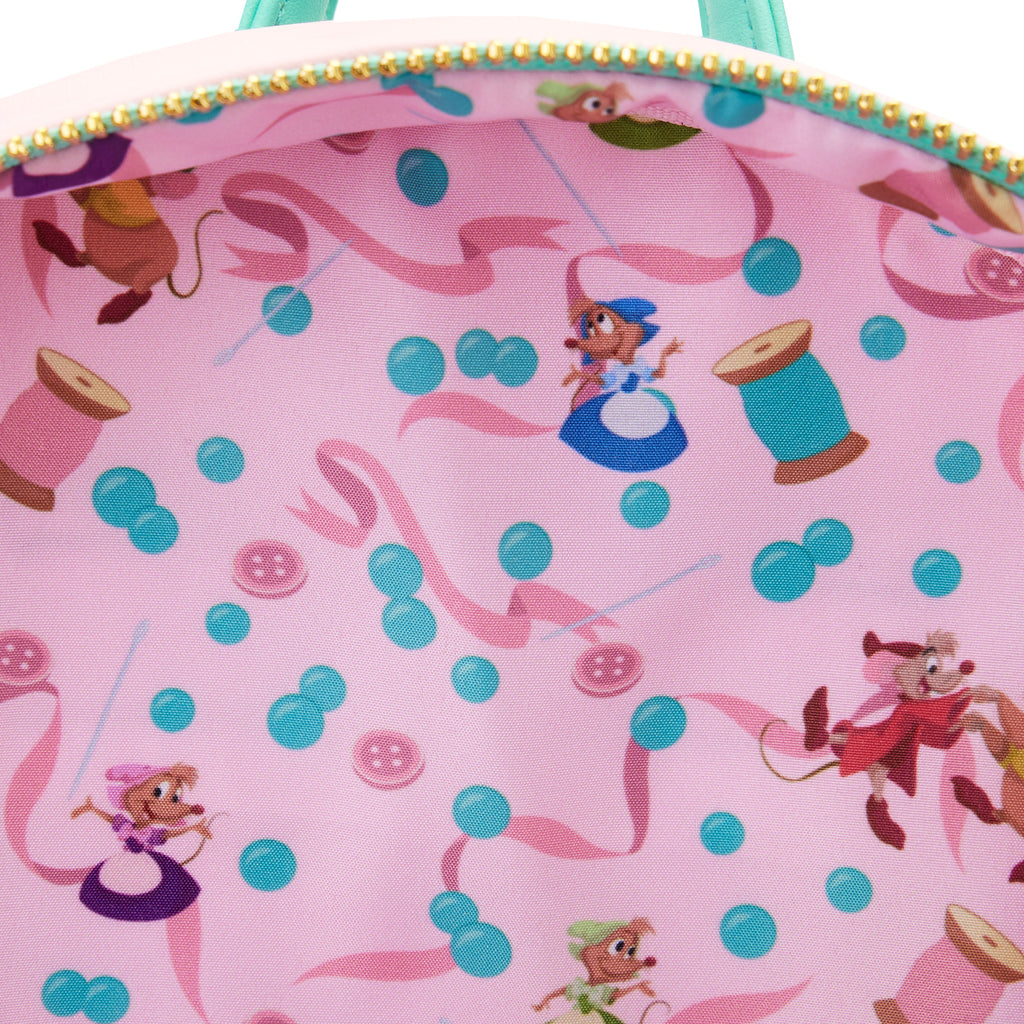 Loungefly Disney Cinderella Gus Gus and Jack Teacup Mini Backpack
