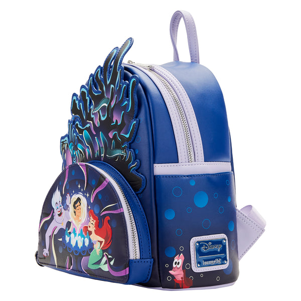 Loungefly Disney The Little Mermaid Ursula Lair GITD Mini Backpack