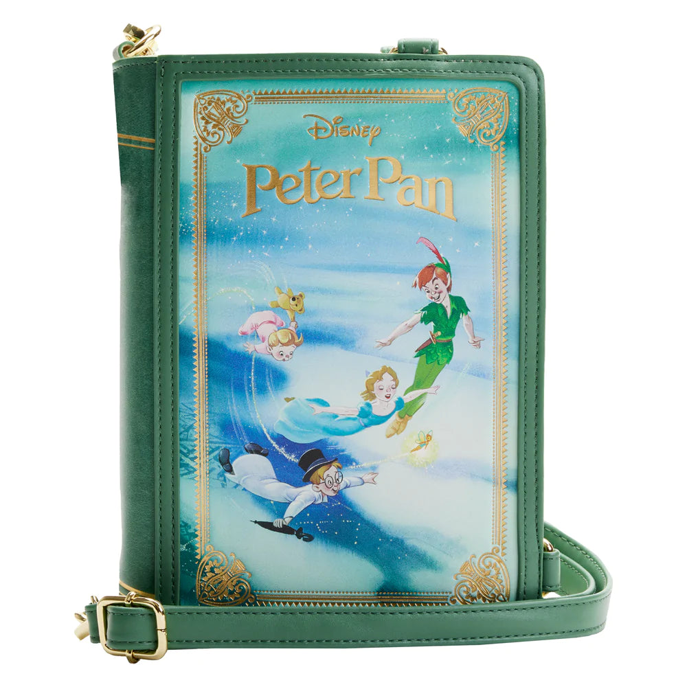 Loungefly Peter Pan Book Convertible Crossbody Bag