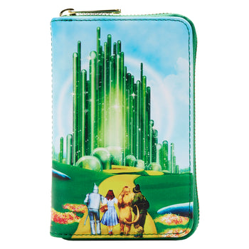 Loungefly WB Wizard of Oz Emerald City GITD Ziparound Wallet